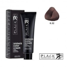 Крем боя за коса - Black Professional Line Sintesis Color Cream Перманентна 100 мл. цвят Tea 6.32 