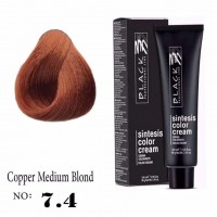 Крем боя за коса - Black Professional Line Sintesis Color Cream Перманентна 100 мл. цвят Copper medium blond 7.4 