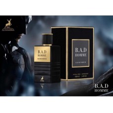 Мъжки парфюм B.A.D HOMME 100ML EDP - Maison Alhambra Вдъхновен от Bad Boy/Carolina Herrera