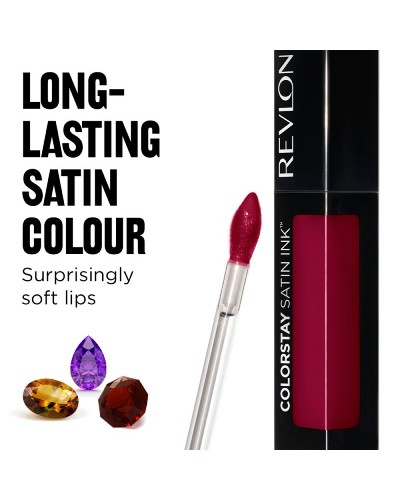 Течно червило REVLON COLORSTAY SATIN INK № 034 – Regal ruby