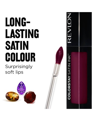 Течно червило REVLON COLORSTAY SATIN INK № 035 – Reigning red