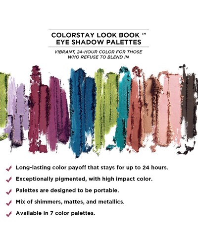 Палитра сенки за очи от Revlon, ColorStay Looks Book Eye Makeup, 960 Rocker