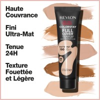 Дълготраен матиращ фон дьо тен с плътно покритие Revlon ColorStay Full Cover Foundation 150 BUFF