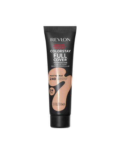 Дълготраен матиращ фон дьо тен с плътно покритие Revlon ColorStay Full Cover Foundation 240 MEDIUM BEIGE