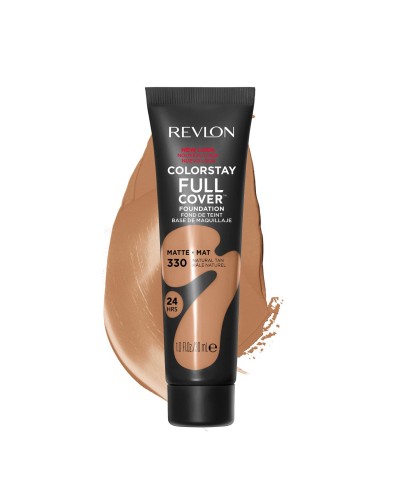 Дълготраен матиращ фон дьо тен с плътно покритие Revlon ColorStay Full Cover Foundation 330 NATURAL TAN