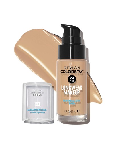 Течен фон дьо тен от Revlon за нормална и суха кожа, Revlon ColorStay for Normal and Dry Skin, SPF 20 № 180 SAND BEIGE