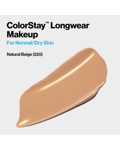 Течен фон дьо тен от Revlon за нормална и суха кожа, Revlon ColorStay for Normal and Dry Skin, SPF 20 № 220 NUDE BEIGE