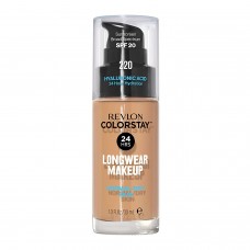 Течен фон дьо тен от Revlon за нормална и суха кожа, Revlon ColorStay for Normal and Dry Skin, SPF 20 № 220 NUDE BEIGE