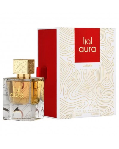 Парфюм Aura ROUGE EDP 60 мл. - Унисекс – Lattafa Вдъхновен от Maison Francis Kurkdjian / Baccarat Rouge 540 Extrait