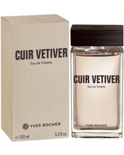 Тоалетна вода за мъже CUIR VETIVER 100 мл. ЕДТ от Yves Rocher 